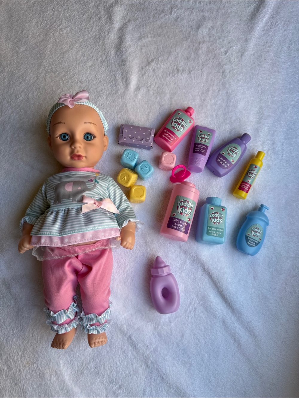 15” Baby Stroller Deluxe Set play doll set